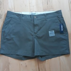 Dark khaki shorts
